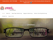 Tablet Screenshot of jyotiad.com